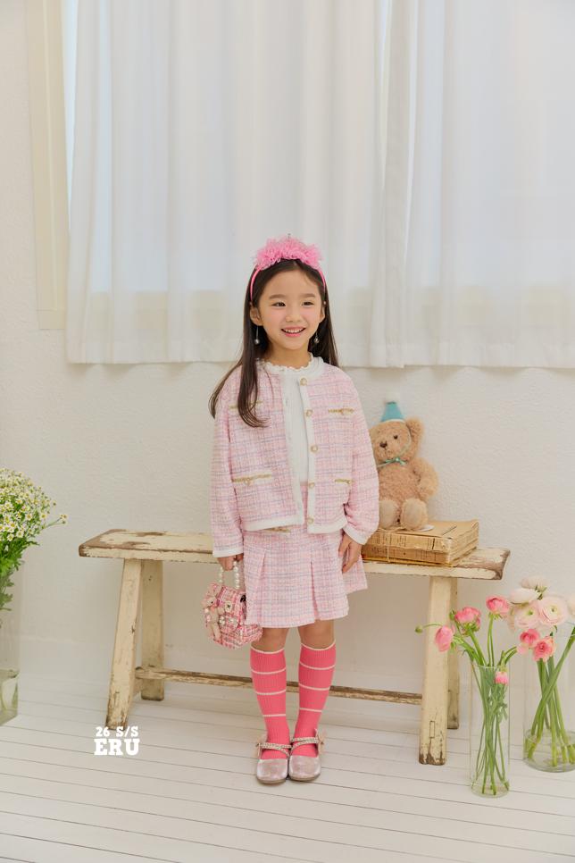 [KIDS] Tweed Two-Piece Set