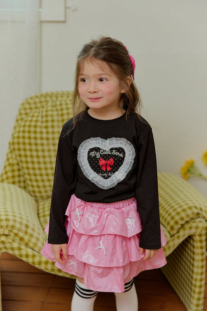 [KIDS] Pink bling skirt