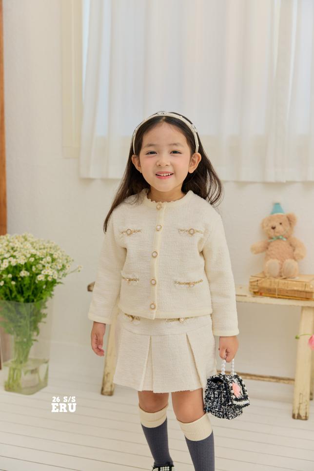 [KIDS] Tweed Two-Piece Set