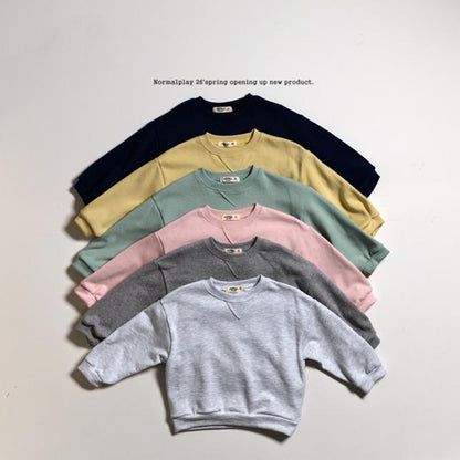 [JUNIOR] Soft sweat top & bottom set