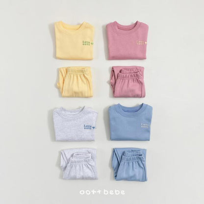 [KIDS] Love top and bottom set