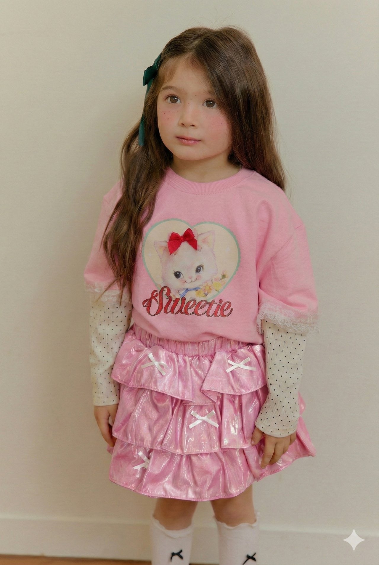[KIDS] Pink bling skirt