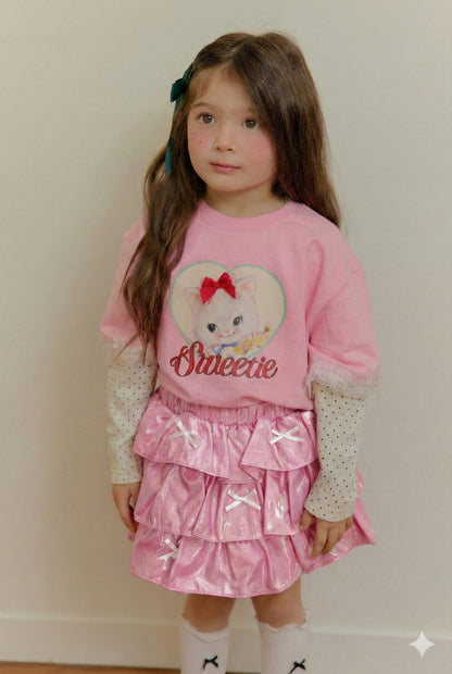 [KIDS] Pink bling skirt