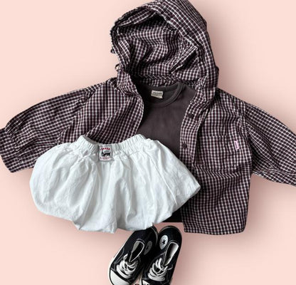 [KIDS] Playful hooded windbreaker