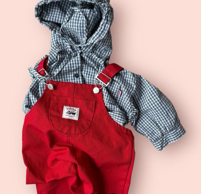 [KIDS] Playful hooded windbreaker