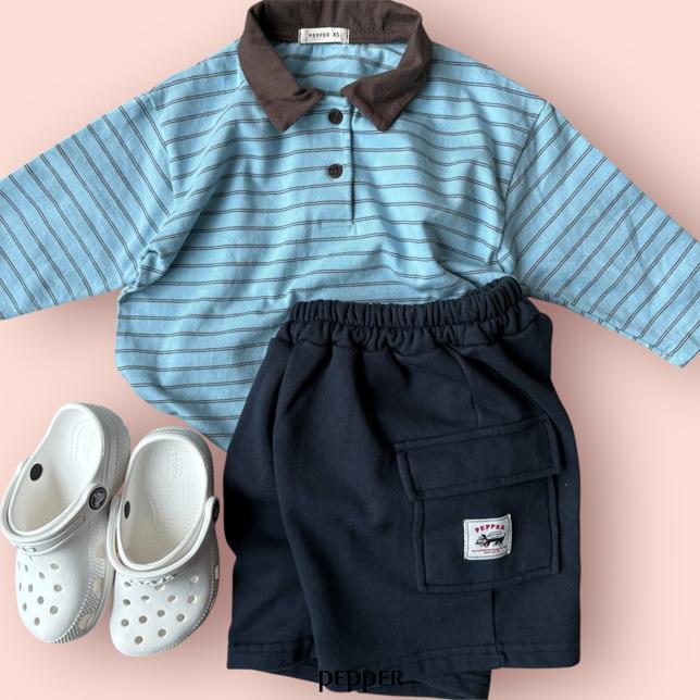 [KIDS] Mumu collared T-shirt