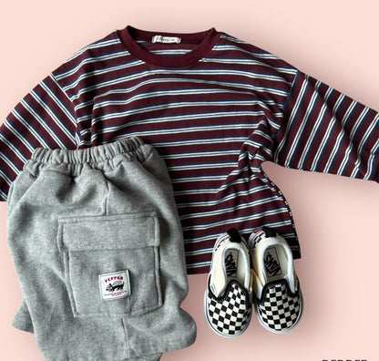 [KIDS] Pepper striped T-shirt