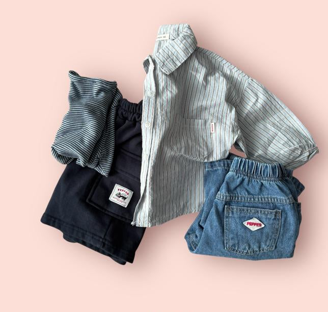 [KIDS] Kancho button-up shirt