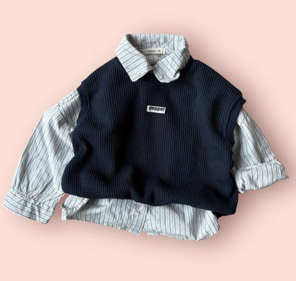 [KIDS] Kancho button-up shirt