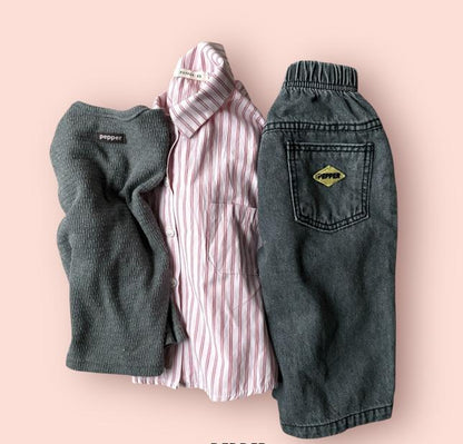 [KIDS] Kancho button-up shirt