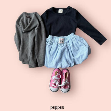 [KIDS] Pumpkin skirt