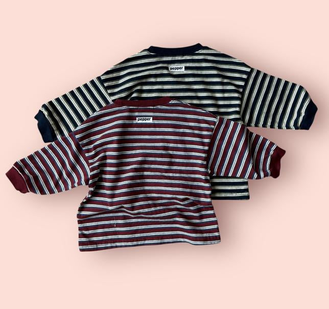 [KIDS] Pepper striped T-shirt