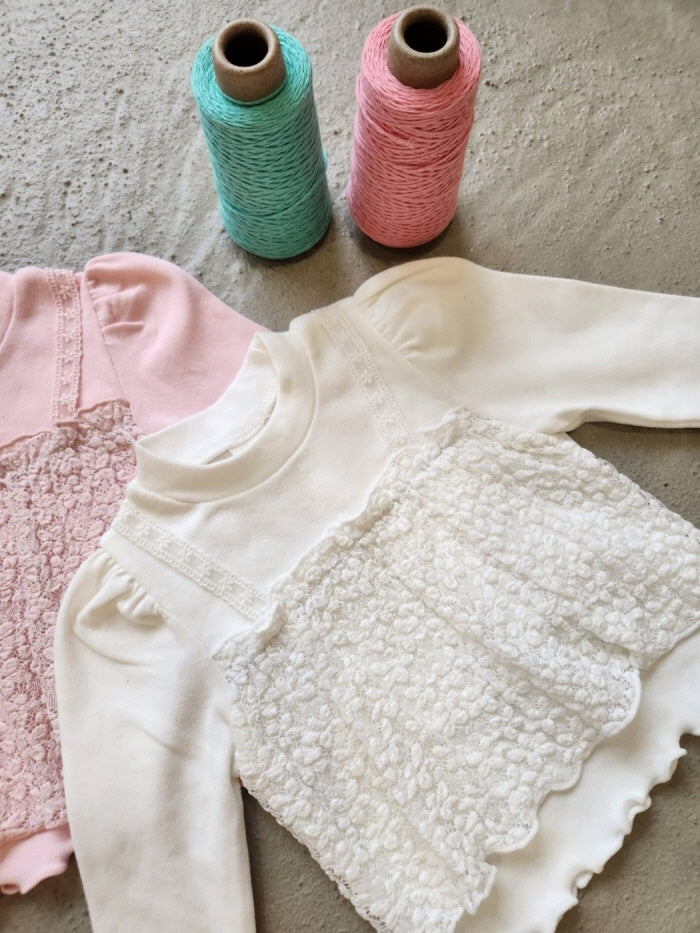 [KIDS/JUNIOR] Spring Lace Double-Layer Blouse