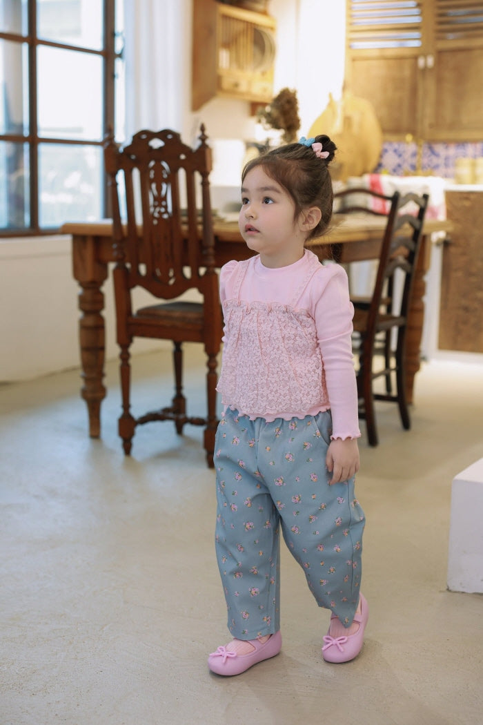[KIDS/JUNIOR] Woven Floral Pants