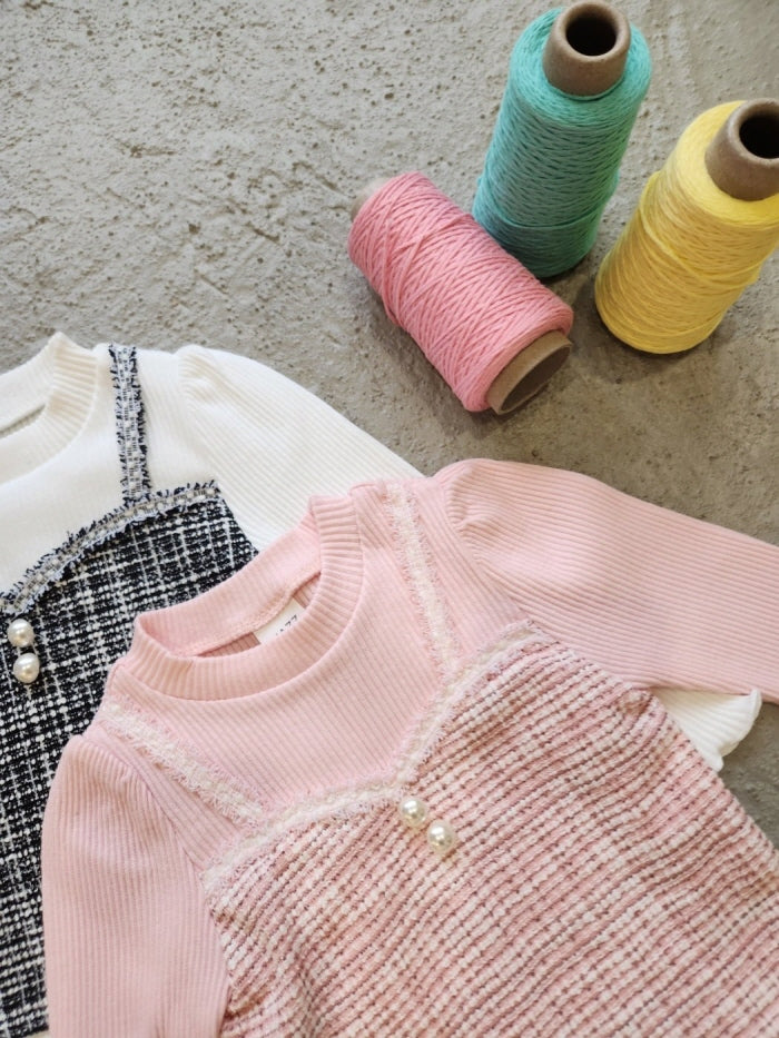 [KIDS/JUNIOR] Tweed blouse