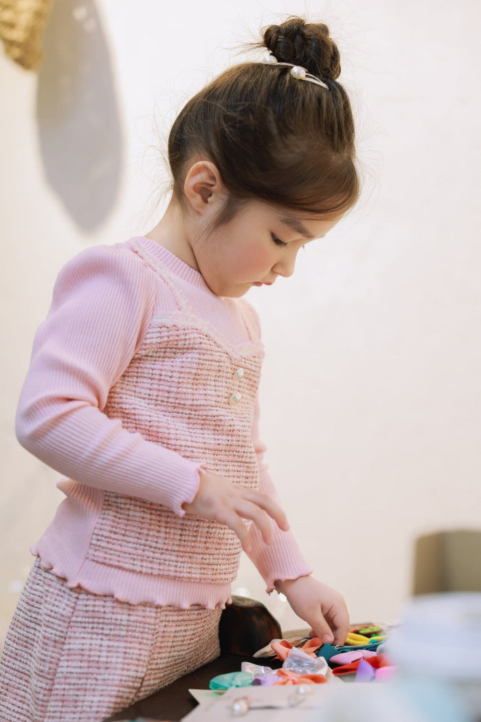 [KIDS/JUNIOR] Tweed blouse