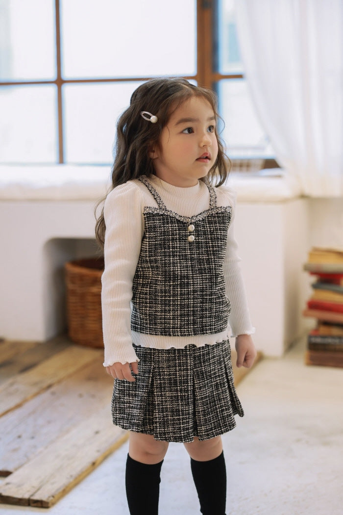 [KIDS/JUNIOR] Tweed blouse