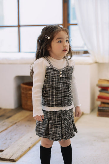 [KIDS/JUNIOR] Tweed blouse