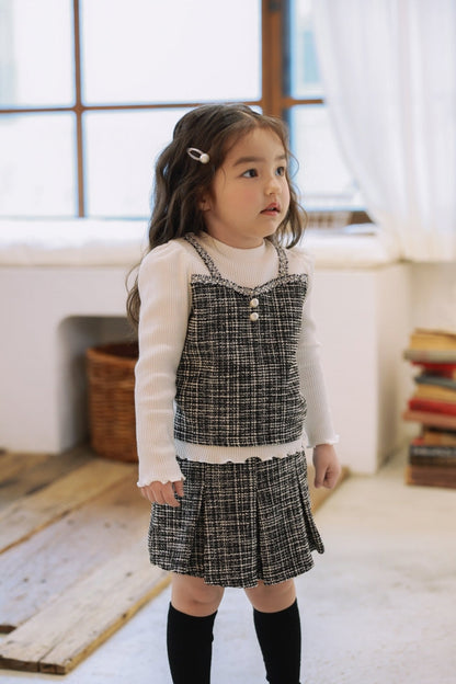 [KIDS/JUNIOR] Tweed blouse