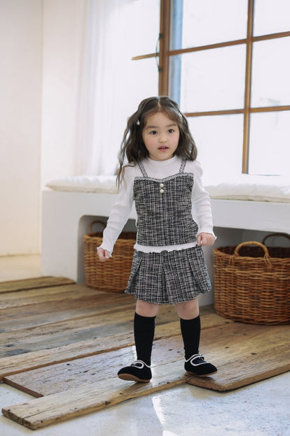 [KIDS/JUNIOR] Tweed Skort