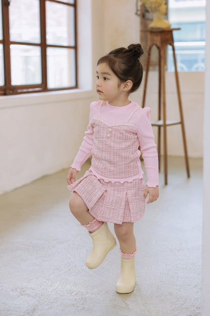 [KIDS/JUNIOR] Tweed Skort