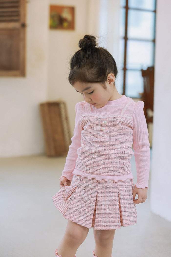 [KIDS/JUNIOR] Tweed Skort