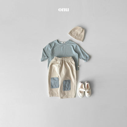 [KIDS] Modal ribbed T-shirt