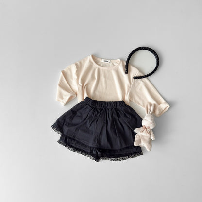 [KIDS] Modal ribbed T-shirt