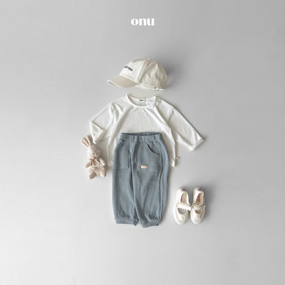 [KIDS] Modal ribbed T-shirt