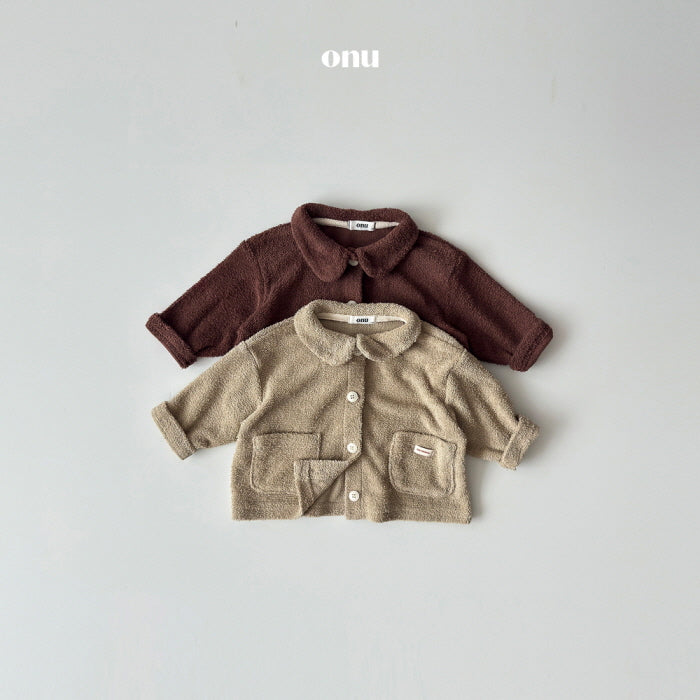 [KIDS] Collared cardigan