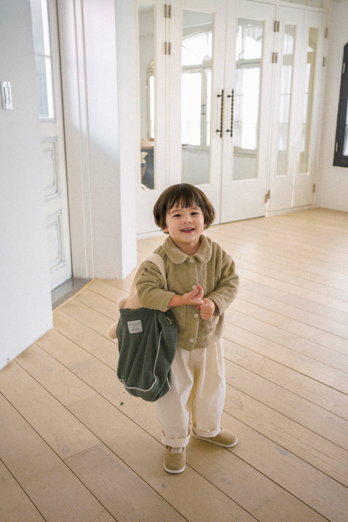 [KIDS] Collared cardigan