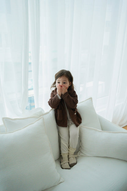 [KIDS] Collared cardigan