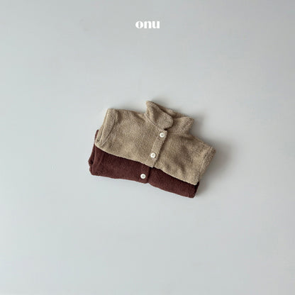 [KIDS] Collared cardigan