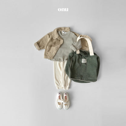 [KIDS] Collared cardigan