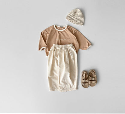 [KIDS] Pleated Cotton Pants