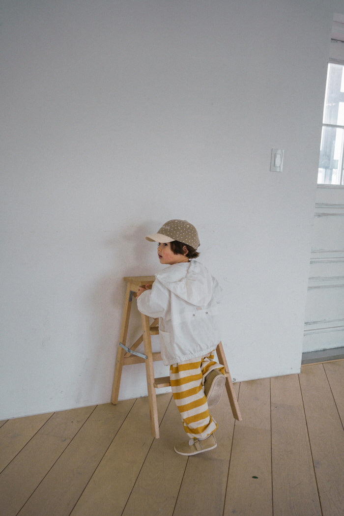 [KIDS] Hooded panel windbreaker