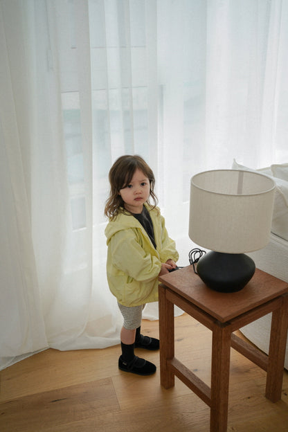 [KIDS] Hooded panel windbreaker