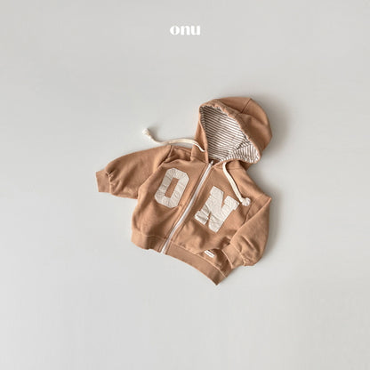 [KIDS] Patch hoodie zip-up