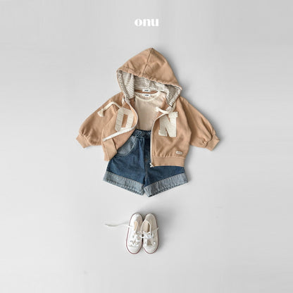 [KIDS] Patch hoodie zip-up