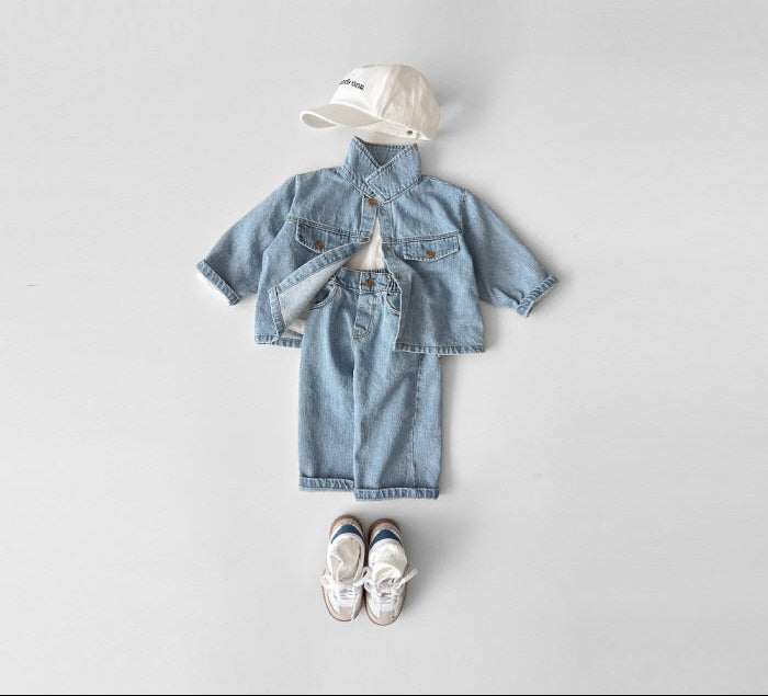 [KIDS] Roll-up denim jeans
