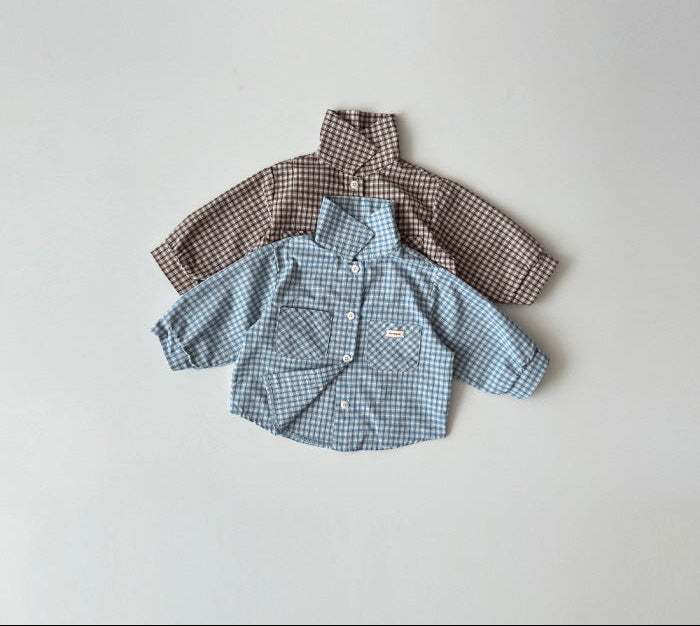 [KIDS] Plaid shirt
