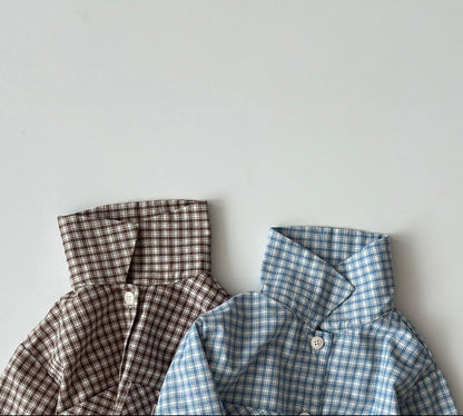 [KIDS] Plaid shirt