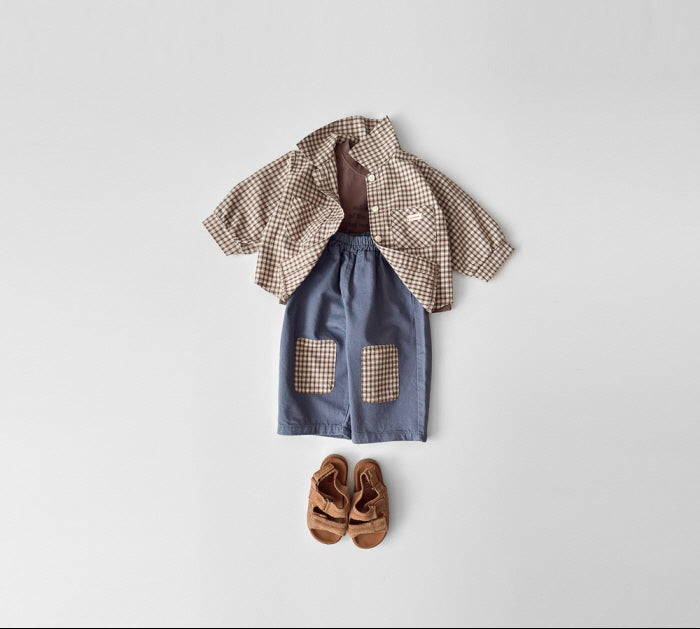 [KIDS] Plaid shirt
