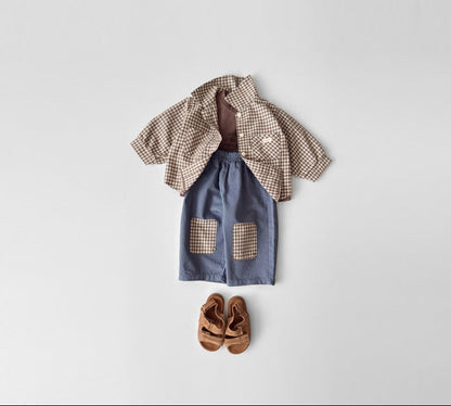 [KIDS] Plaid shirt