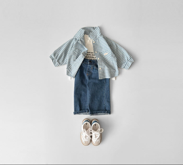 [KIDS] Plaid shirt