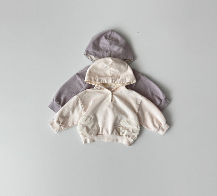 [KIDS] Pocket hoodie sweatshirt