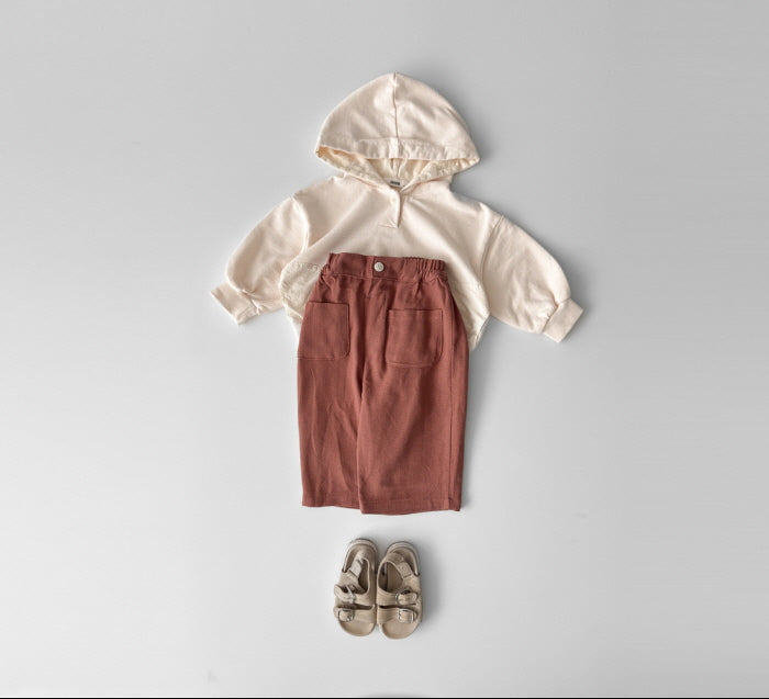 [KIDS] Pocket hoodie sweatshirt