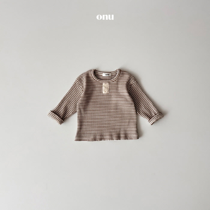 [BABY] Half-button T-shirt