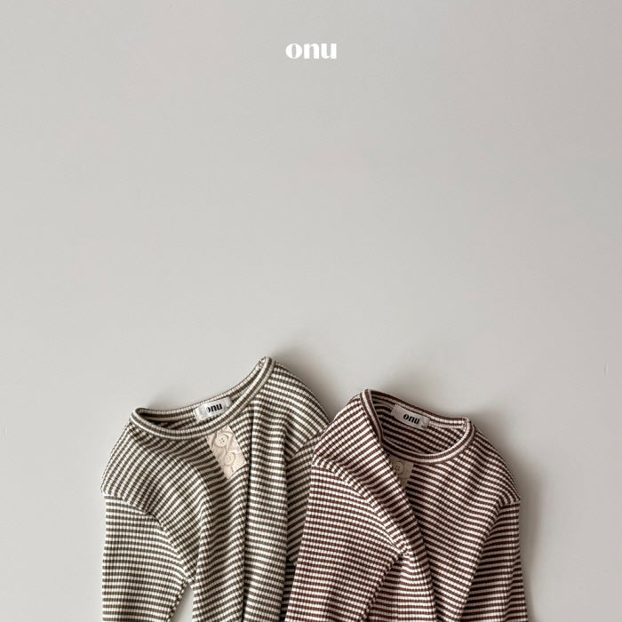 [BABY] Half-button T-shirt