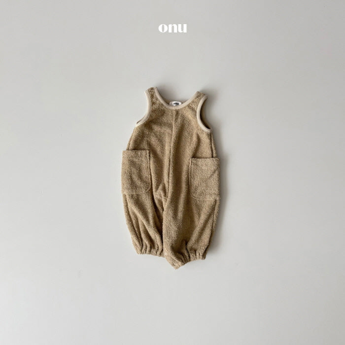 [BABY] Terry cloth overalls